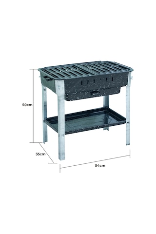 Conforde Portatif Sökülebılır Ergonomik Piknik Mangalı Büyük Boy
