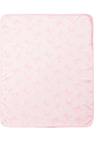 Baskılı Kız Bebek Battaniyesi 90x100 CM Pembe
