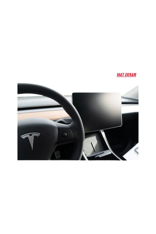 Tesla Model 3 Ve Model Y Navigasyon Ve Multimedya Uyumlu Mat Ekran Koruyucu