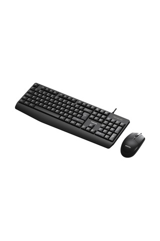 Philips Spk6237b Usb Kablolu Türkçe Q Klavye Mouse Set Siyah Optik
