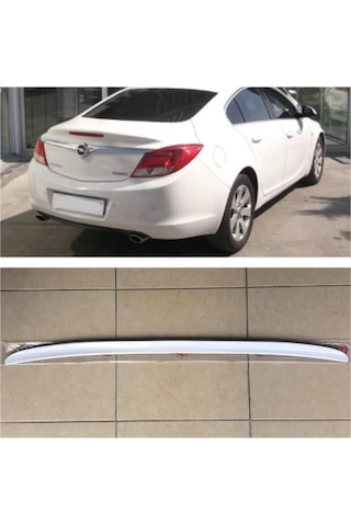 Şüs Car Oto Opel Insignia Bagaj Üstü Spoiler Bagaj Çıtası Parlak Beyaz