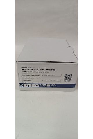 Esm-3722.5.6.6.0.2/01.01/1.6.6.0 Kuluçka Kontrol Emko Sıcaklık Ve Nem Kontrolü