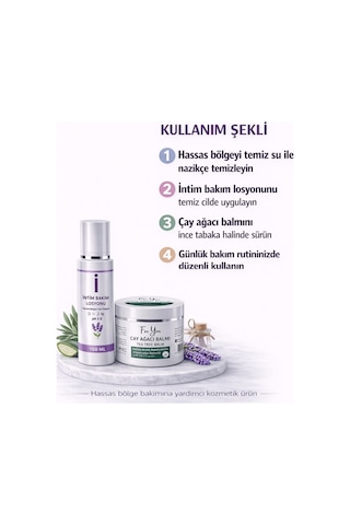 Intim Genital Bölge Akıntı, Ve Koku Gidermeye Yardımcı Losyon + Çay Ağacı Balmı