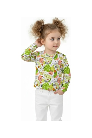 Alena Uzun Kollu Pamuklu Tişört 177318740 Beyaz