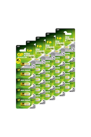GP Super 27A MN27 12 V Alkalin Kartela Pil 5 x 5'li