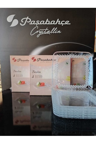 Paşabahçe Timeless Pasta Tabak - 6 Lı Pasta Tatlı Sunum Tabağı