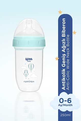 Wee Baby Nanninom Antikolik Geniş Ağızlı Biberon 150 Ml ve 250 Ml Biberon Seti