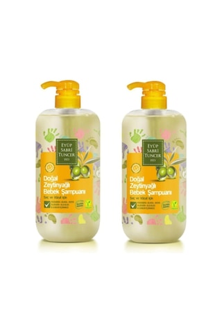 Eyüp Sabri Tuncer Doğal Zeytinyağlı Vegan Bebek Saç ve Vücut Şampuanı 2 x 600 ML