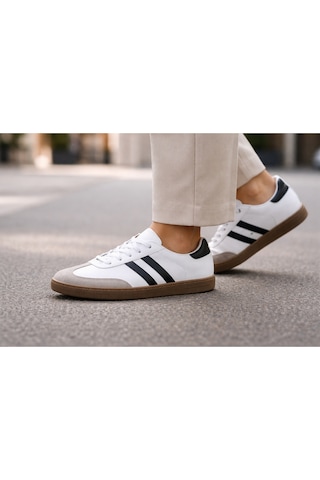Unisex Ortopedik Sneaker Süper Yumuşak Taban, Yan Ped Deste... Kahverengi