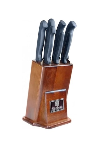 61510 - Sürmene Mutfak Bıçakları Seti - 7 Li Set Renkli