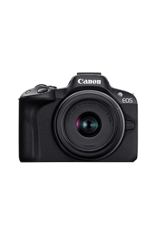 Canon EOS R50 + RF-S 18-45mm F4.5-6.3 IS STM Lensli Kit (Distribütör li) Siyah