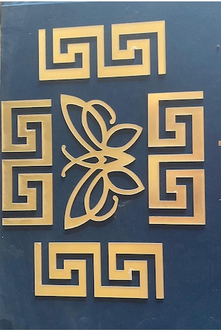 Dekoratif Ayna Gold 20 Adet 5x12 Plexi 8x5cm1ad.kelebek Hediye Altın