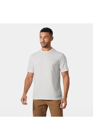 Helly Hansen Skog Recycled Graphic Erkek T-shirt-32454 Beyaz