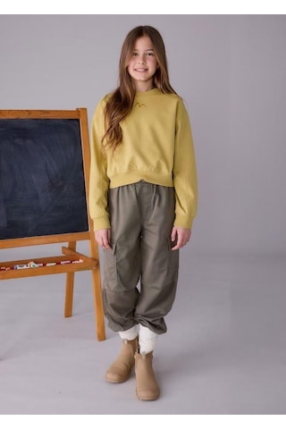 Kız Swatshirt 25kmyr7422 Yeşil