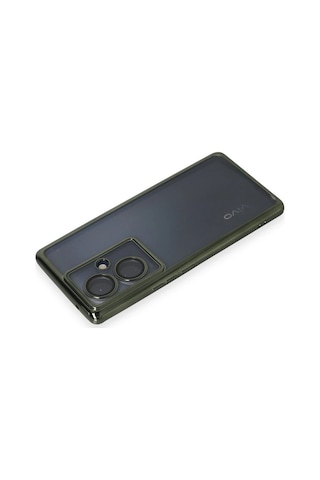 Gld-spt- Newface Vivo V29 Lite Kılıf Razer Lensli Silikon - Yeşil