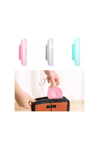 Hoztovar Katlanabilir Bardak Kapaklı Silikon 2 Adet 265355436 Gri