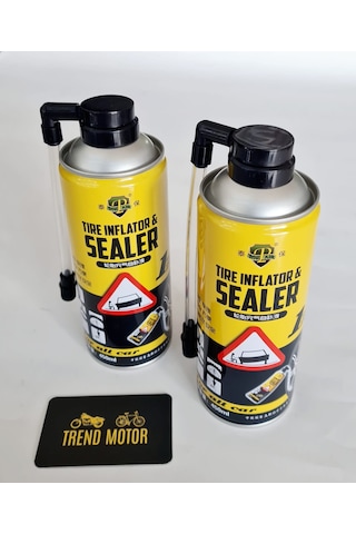 2 Adet Lastik Tamir Spreyi Köpük 450ml - Motosiklet Otomobil Atv
