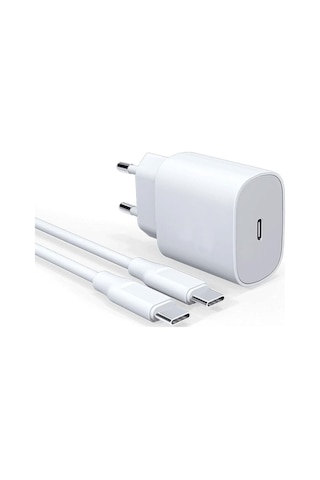 25 W Hızlı Şarj Seti Usb Type-c Kablo Ve Adaptör