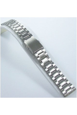Çelik Saat Kordonu Yandan Kilitli Spor Metal Saat Kordonu 24Mm (529290194)