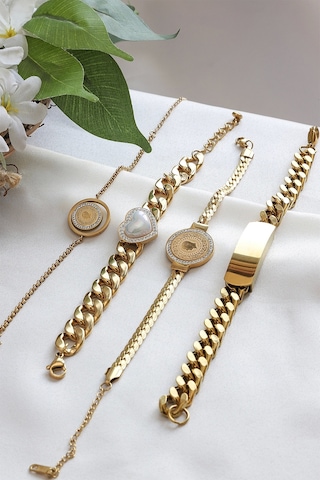 Mrs Flower Çeyrek Model Balık Sırtı Bileklik Çok Renkli