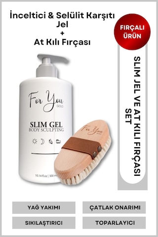 Slim Jel Inceltici-sıkılaştırıcı Bölgesel Incelme-çatlak Ve Selülit Krem 500 Ml-at Kılı F