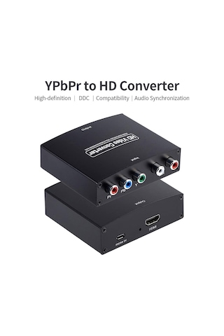 Reedark Ypbpr'den Hd'ye Dönüştürücü, 1080p Full Hd Kalitesi, Ses-video Senkronizasyonu, Yüksek Uyumluluk, Ypbpr Girişi Hd Çıkışı