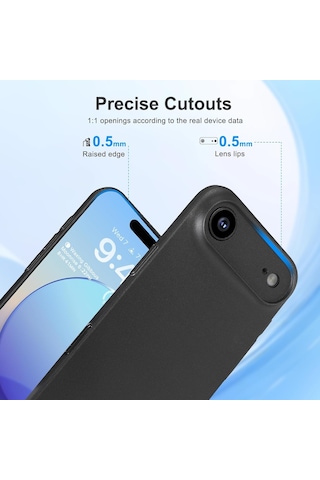 Teleplus Apple Uyumlu iPhone 17 Air Kılıf 0.3mm Ultra Thin Hayalet Pp Kapak