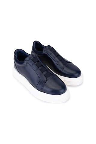 Tamer Tanca Erkek Hakiki Deri Lacivert Sneakers & Spor Ayakkabı 966 A702 Erk Ayk Sk25-26 Lacıvert Lacivert