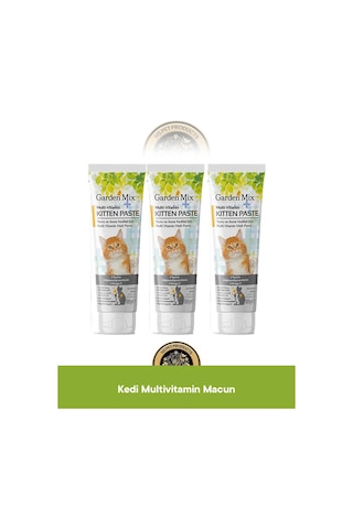 Garden Mix Kedi Kitten Multivitamin Macun 3x100 Gram