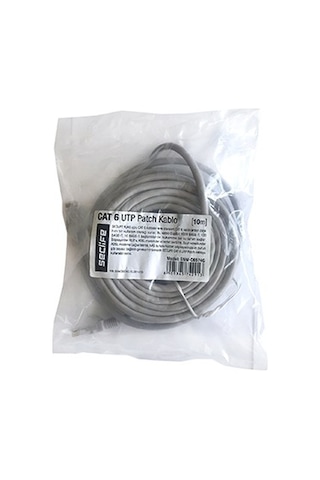 Seclife Snw-c6574g Cat6 10mt Gri Patch Kablo