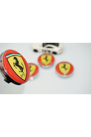 Dk Tuning Ferrari Jant Göbeği Kapak Seti 60mm