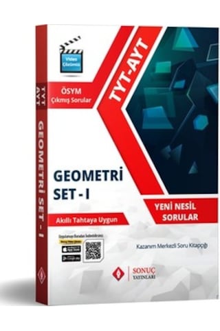 Sonuç Yayınları Tyt- Ayt Geometri Set 1 Son Baskı
