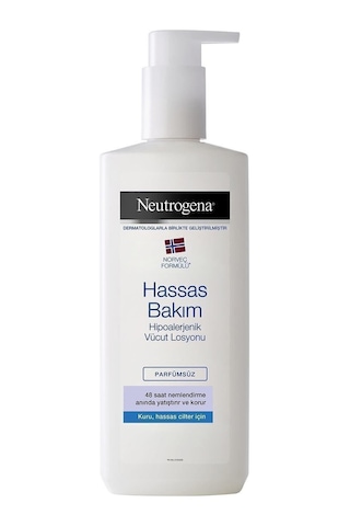 Neutrogena Deep Moisture Hassas Bakım Parfümsüz Vücut Losyonu 400 ML