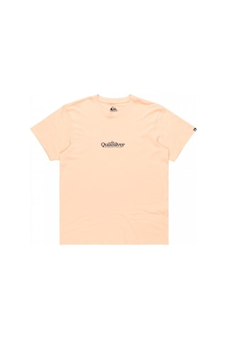 Quiksilver Fineline Erkek Kırmızı Yuvarlak Yaka Tişört Kırmızı