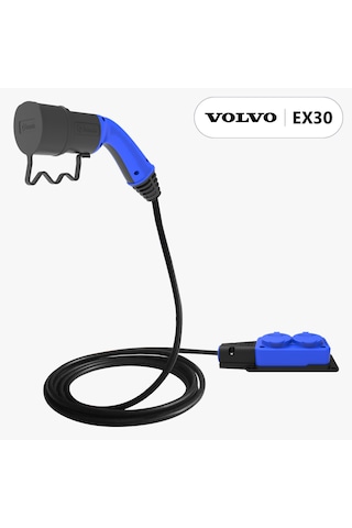 Bemis V2l Vehicle To Load Elektrikli Araç Uyumlu 2 Li Priz Uzatma Adaptörü 3 Metre Volvo Ex30 1