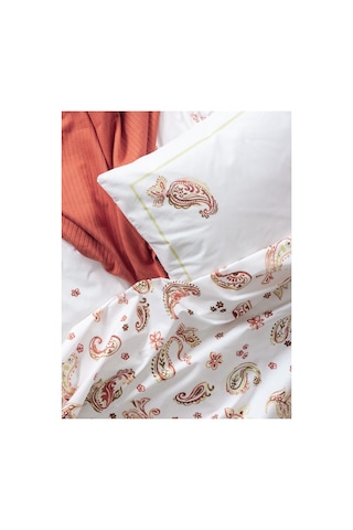Cotton Box Vivid Çift Kişilik Pikeli Nevresim Takımı Paisia Tarçın