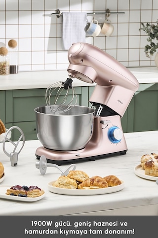 Karaca Multichef 1900 W Stand Mikser Mutfak Şefi 5.5 L