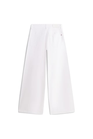 Tommy Hilfiger Dnm Clr 70's Wıde Leg Hw Kadın Beyaz Denim Pantolon - Ww0ww48576