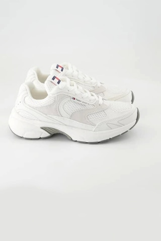 Tommy Hilfiger Tommy Jeans Kadın Bej Mesh Panel Sneaker Bej