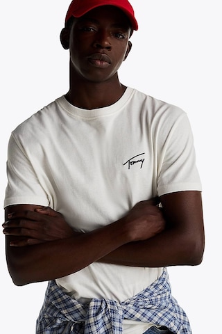 Tommy Jeans Erkek Tişört-dm0dm21140 Beyaz