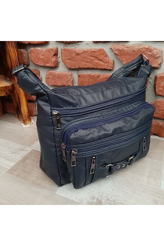 Bayan Çapraz Omuz Çantası Lacivert Gvn-0107 Lacivert