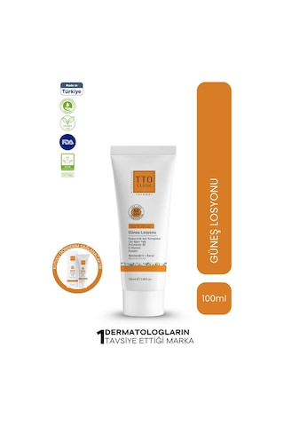 Tto Clinic Akneli ve Rozalı Ciltler için Çay Ağacı Yağlı Güneş Losyonu SPF50 100 ML