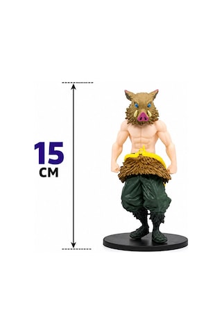 Demon Slayer Zenitsu Agatsuma & Inosuke Hashibira 2'li Anime Figür Seti 15 Cm