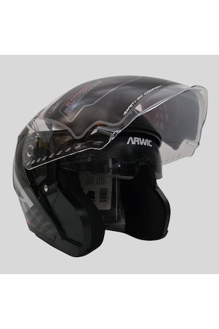 Arwic Street Model Yarım Motosiklet Kaskı Ar836 Turuncu