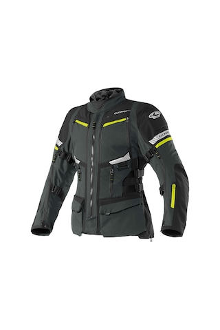Clover Gts-5 Korumalı Motosiklet Montu Füme Sarı