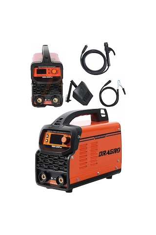 Dragro DRG-200kynk Mma Turuncu 200 Amper Profesyonel Dijital Göstergeli Invertör Kaynak Makinesiii