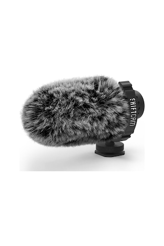Shiftcam Promic Shotgun Süper Kardioid Mikrofon, Telefon Uyumlu, 3.5mm Jak, Düşük Gürültü, Canlı Yay
