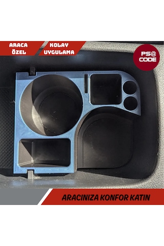 Skoda Karoq Orta Konsol Bardaklık-organizer-düzenleyici 001