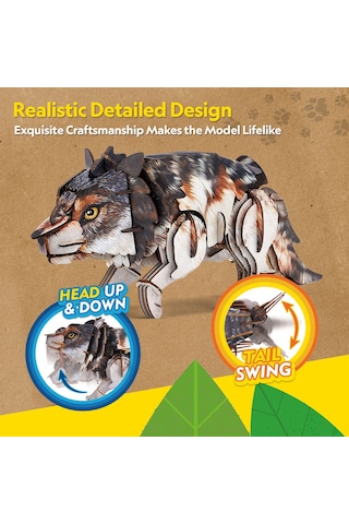 National Geographic - Gri Kurt 3d Puzzle Ds1180h