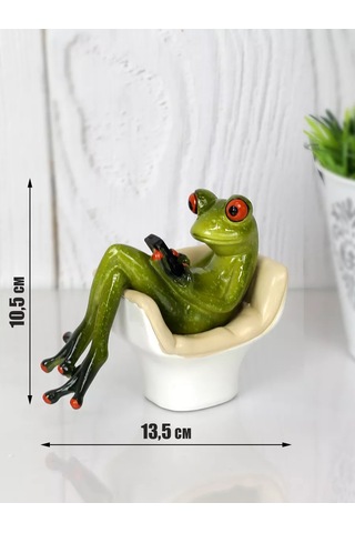 Podarok52 Kurbağa Figürlü, İç Dekor Süveniri 171369247